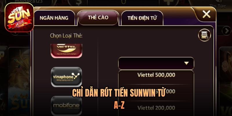 Chỉ dẫn rút tiền Sunwin từ A-Z Chỉ dẫn rút tiền Sunwin từ A-Z